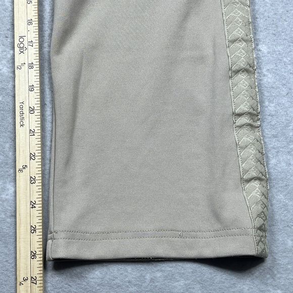 Vintage Nike Pants Women’s Size Medium Beige Cropped Capri Casual Swoosh Pull On - Picture 10 of 15